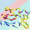Sensuality Emporium - 4Pcs Twisted Rope Anti Stress Toy Deformation Rope Adult Decompression Interactive Game DIY Winding Leisure Kids Education Toys