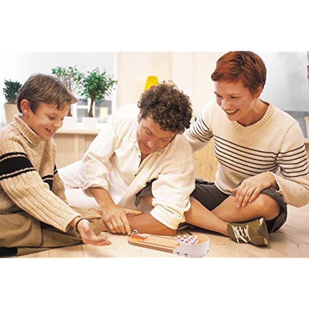 Nice Store - Table Top Mini Bowling Game Set-Tabletop Wooden Board Mini Arcade Desktop Tiny Bowling Shooting Alley Office Desk Stress Relief Gadgets Small Finger Toys Fun Gag Gifts for MenWomen Kids Teens Boys