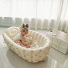 Nice Store - Inflatable bathtub; Inflatable Bath Baby Foldable Swimming Bath Bathroom Newborn Tub Portable Children's swimming pool