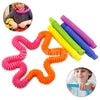 Sensuality Emporium - 1pc Fidget Toys Creative Magical Toy Colorful Circle Funny Toys Folding Plastic Pop Tube Coil Children'S Development Educational