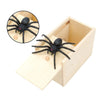 Department Store - Funny Scare Box Prank Spider Wooden Fidget Anti-stress Interest Play Trick Joke Surprise Adult Halloween Toys For Children Gifts