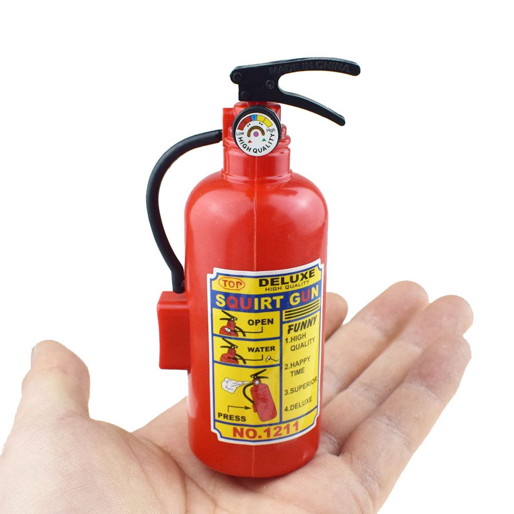 Sensuality Emporium - Water Gun Toy Children Portable Squirter Simulation Fire Extinguisher Style Halloween Firefighter Costume Gift Pretend Play Toys