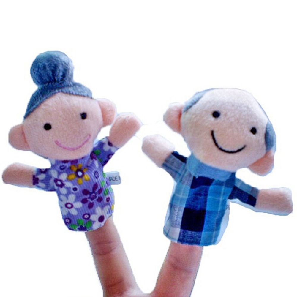 Sensuality Emporium - 6PCS Puppets soft family finger glove hand educational bed story learning Funny girls toys boys feisty pets finger dolls kids