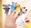 Department Store - 10 Pcs/Lot Mini Funny Soft Plush Toys Cartoon Biological Animal Finger Puppet For Child Baby Favor Dolls