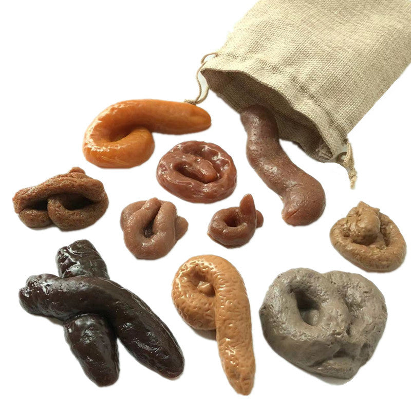 Department Store - Creative Gifts New Strange Funny Toys Wholesale Halloween April Fool's Day Gift Gunny Bags 10 Pieces Stool Suit Funny Toys