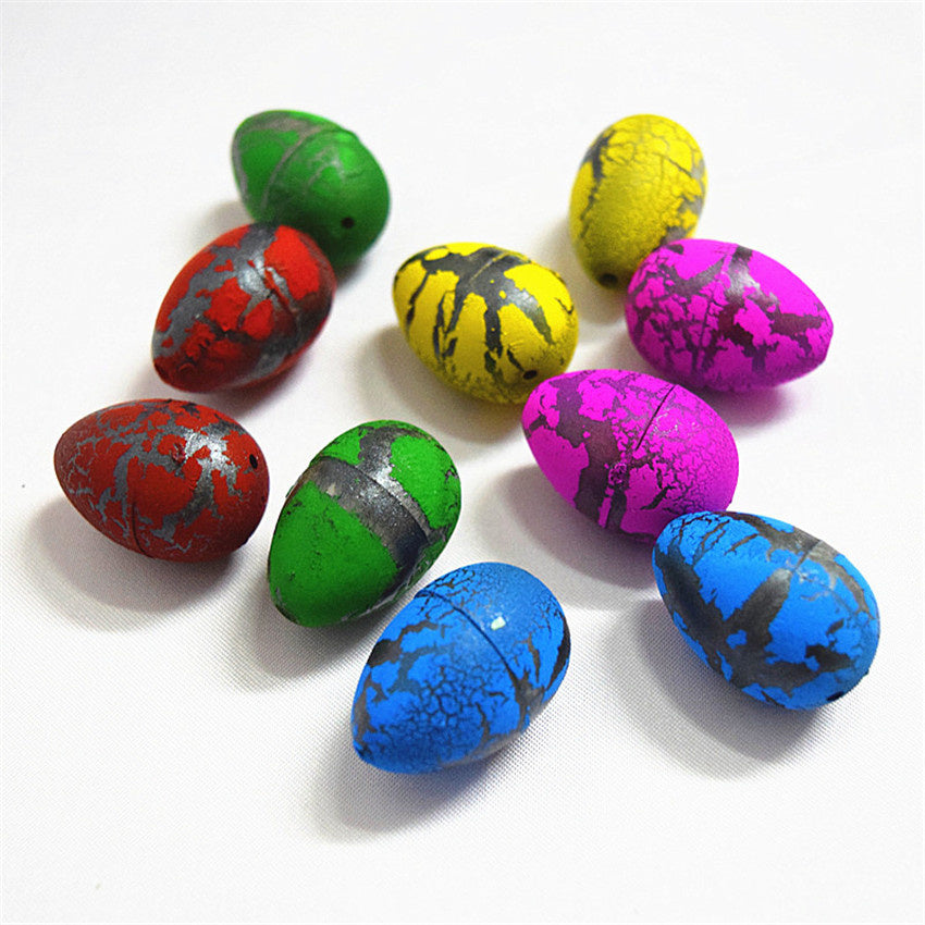 Sensuality Emporium - 10pcs/lot Novelty Gag Toys Children Toys Cute Magic Hatching Growing Animal Dinosaur Eggs For Kids Educational Toys Gifts