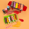 Department Store - Baby Simulation BBQ Pretend Play Kitchen Kid Toy Cookware Cooking Food Barbecue Role Play DIY Educational Gifts for Children ZLL