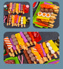 Department Store - Baby Simulation BBQ Pretend Play Kitchen Kid Toy Cookware Cooking Food Barbecue Role Play DIY Educational Gifts for Children ZLL