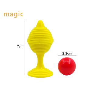 Department Store - 1set Beads Go No Traces Magic Cup Puzzle Novelty Toys Children Close-up Magic trick Props