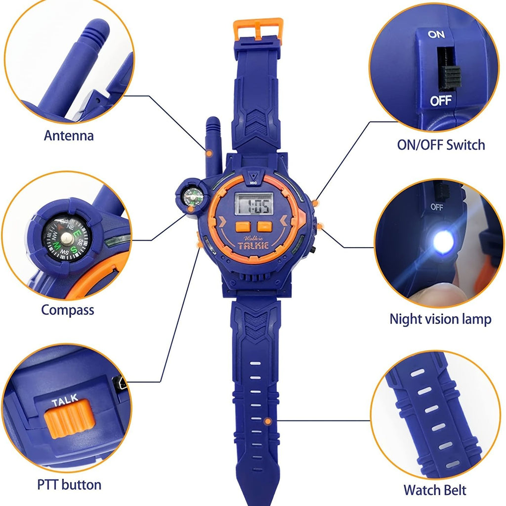 YYDS - Rechargeable Walkie Talkie For Kids; Two-Way Radio Walky Talky With Flashlight Children Outdoor Game Interphone Toy Game And Gifts