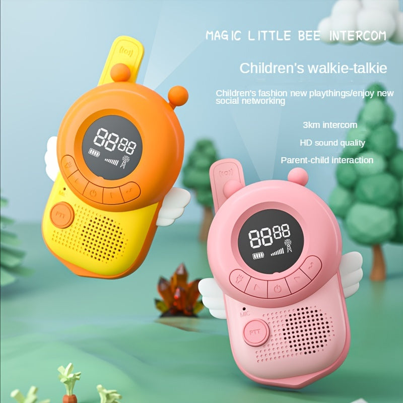 YYDS - Children's Little Bee Walkie Talkie; Super Strong Signal; Long Endurance
