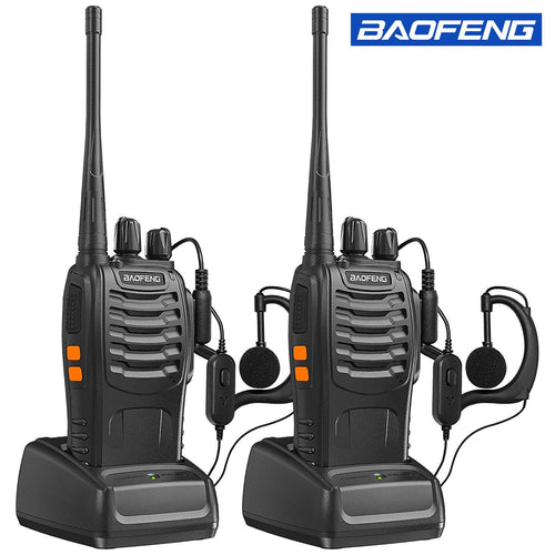 YYDS - 2pcs BAOFENG BF-888S Two Way Radio UHF Portable Walkie Talkies; Amateur Radio Handheld For Hiking Biking Camping