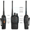 YYDS - 2pcs BAOFENG BF-888S Two Way Radio UHF Portable Walkie Talkies; Amateur Radio Handheld For Hiking Biking Camping