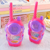 YYDS - Children's Carry On Listening Walkie-talkie Toys; Christmas Gifts; Parent-child Walkie-talkie; Girl Pretend Play House Toy; Pink; Cute