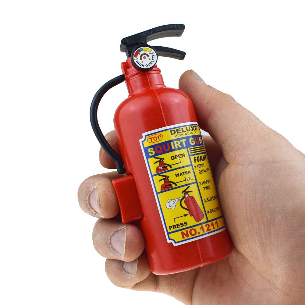 Department Store - Water Gun Toy Children Portable Squirter Simulation Fire Extinguisher Style Halloween Firefighter Costume Gift Pretend Play Toys