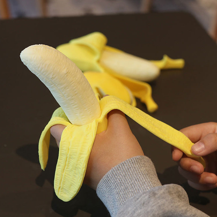 Department Store - Simulation Banana Creative Decompression Stretch Pinch Stress Toy Stretching Pinch Anti Anxiety Fun Interesting Gifts