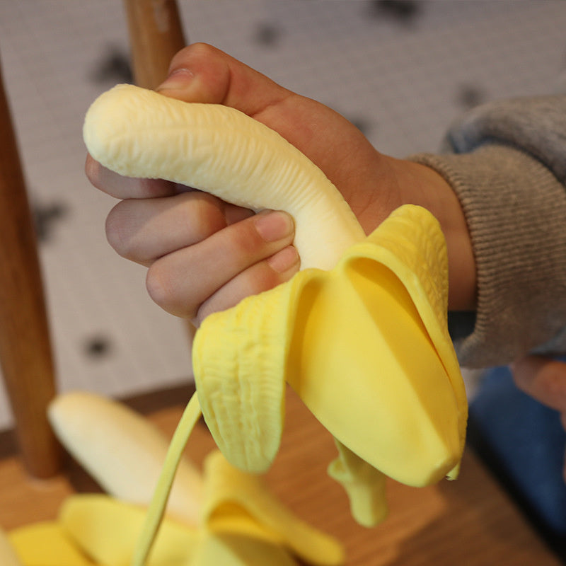 Department Store - Simulation Banana Creative Decompression Stretch Pinch Stress Toy Stretching Pinch Anti Anxiety Fun Interesting Gifts