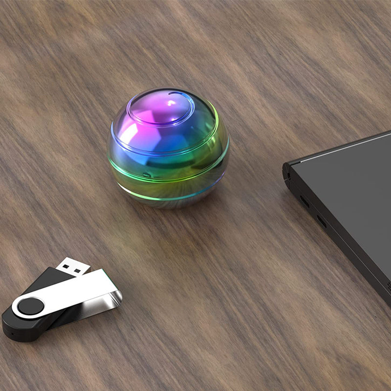 Sensuality Emporium - Desk Ball Spinner Optical Illusion Fidget Spinning Top Ball Stress Relief Toy Metal Juguete Para Aliviar El EstrÃ©s Ð°Ð½Ñ‚Ð¸ÑÑ‚Ñ€ÐµÑÑ