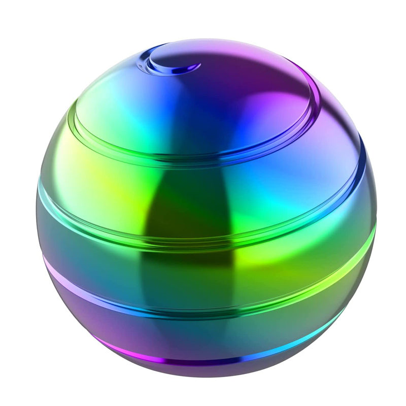 Sensuality Emporium - Desk Ball Spinner Optical Illusion Fidget Spinning Top Ball Stress Relief Toy Metal Juguete Para Aliviar El EstrÃ©s Ð°Ð½Ñ‚Ð¸ÑÑ‚Ñ€ÐµÑÑ