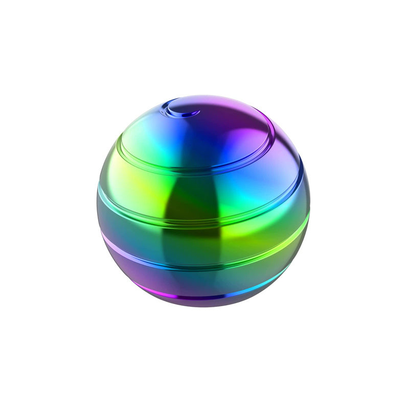 Sensuality Emporium - Desk Ball Spinner Optical Illusion Fidget Spinning Top Ball Stress Relief Toy Metal Juguete Para Aliviar El EstrÃ©s Ð°Ð½Ñ‚Ð¸ÑÑ‚Ñ€ÐµÑÑ