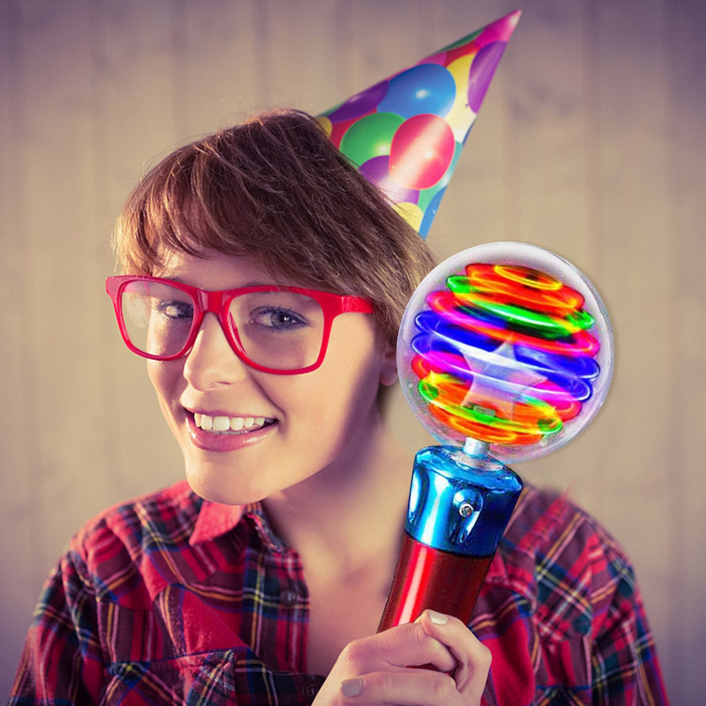 Sensuality Emporium - Children's Luminous Magic Ball Toy Stick Led Flash-rotating Light Show Toy Funny Party Flash Ball Novelty Ð˜Ð³Ñ€ÑƒÑˆÐºÐ¸ Ð”Ð»Ñ Ð”ÐµÐ²Ð¾Ñ‡ÐºÐ¸