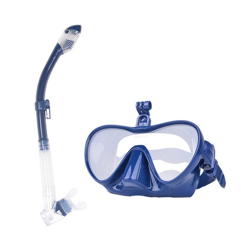 Sensuality Emporium - Professional Anti-Fog Diving Mask Scuba Diving Mask Adult Silicone Mask With Snorkel Full Dry Tube Underwater Swim Equipment