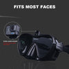 Sensuality Emporium - Professional Anti-Fog Diving Mask Scuba Diving Mask Adult Silicone Mask With Snorkel Full Dry Tube Underwater Swim Equipment