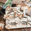 Sensuality Emporium - Montessori Puzzle Children's Educational Human Anatomy Science Animal Planet 3 To 6 Years Old Wooden Multi-layer Puzzle Toy