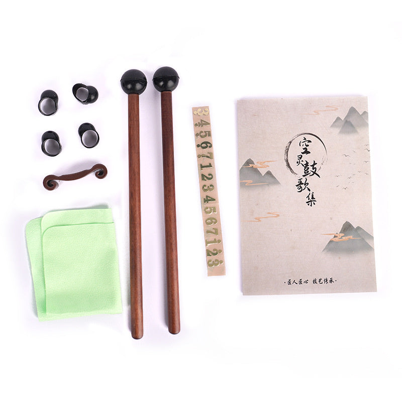 YYDS - 14-inch 15-tone Kongling Drum Guofeng Lotus Drum Steel Tongue Drum Percussion Instrument