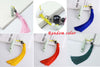 PANDA SUPERSTORE - 3 Packs Ceramic Whistles With Tassels Creative Retro Style Decoration Pendant