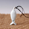 PANDA SUPERSTORE - 5 Packs Creative Ceramic Whistles Decorated Sweater Ornaments Fish Handmade Crafts