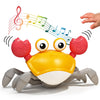Department Store - Children's Electric Automatic Induction Crab Toy; Boys And Girls 3-6 Years Old; Simulated Crawling Crab Toys; Birthday Gift For Baby