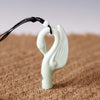 PANDA SUPERSTORE - 3 Packs Creative Ceramics Whistle Decorated Sweater Ornaments Handmade Crafts; Swan