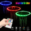 Nice Store - 1pc LED Basketball Hoop Light; Remote Control Basketball Hoop LED Light; Change 16 Colors By Yourself; Waterproof; Outdoor Play At Night; Super Bright; Great Gift For Kids