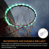 Nice Store - 1pc LED Basketball Hoop Light; Remote Control Basketball Hoop LED Light; Change 16 Colors By Yourself; Waterproof; Outdoor Play At Night; Super Bright; Great Gift For Kids