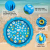 Department Store - Sprinkler Splash Pad For Kids 68IN Inflatable Blow Up Pool Sprinkle Play Mat Summer Outdoor Water Toys
