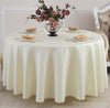 DRAGON SONIC - Classic Round Soft Jacquard Table Cloth Hotel Tablecloth 71x71'',Beige