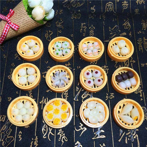 PANDA SUPERSTORE - Set Of 12 Lovely Refrigerator Magnet Silica Gel Steamer Refreshment