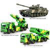 PANDA SUPERSTORE - Army Vehicle Models Car Toys Tank Toys Playset for Kids for Plastic, 3 Pack