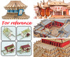 PANDA SUPERSTORE - 3D Wooden Puzzle for Adult Chinese Imperial Palace DIY Assembly City Scape Model Home Decor Gift