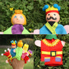 PANDA SUPERSTORE - 6Pcs King and Queen Finger Puppets Story Telling Puppets for Kids 0-3Years