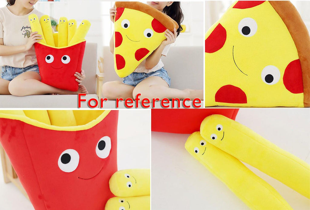 PANDA SUPERSTORE - Creative Simulation French fries Soft Plush Pillow Toy for Sofa Office Decoration