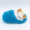 Novelty - Kawaii Simulation Sleeping Kittens Kawaii Plush Cat Doll Toy For Kids Birthday Gift