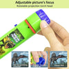 Novelty - Projection Flashlight, Children Projector Light, Cute Cartoon Dinosaur Animal Space Night Photo Light, Bedtime Learning Fun Toys