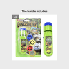 Novelty - Projection Flashlight, Children Projector Light, Cute Cartoon Dinosaur Animal Space Night Photo Light, Bedtime Learning Fun Toys