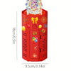 Novelty - Happy Bubble Machine 12 Holes With Lighting And Sound Effects Holiday Party Children's Party Bubble Machine Self-purchased 4*AA Batteries Need To Buy Bubble Liquid To Use