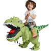 Novelty - New Hot Sale Funny Child Adult Inflatable Riding Green Dinosaur Cosplay Costume Kids Fancy Dress Halloween Holiday Theme Party