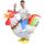 Novelty - Inflatable Cock Chook Chicken Halloween Costumes For Women Cosplay Fancy Dress Rooster Costumes Hen Christmas Costume For Adult