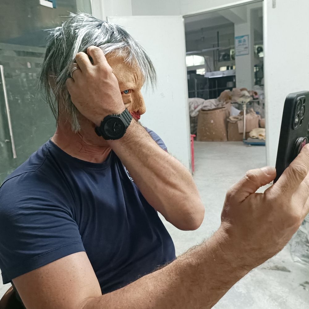 Novelty - Scary Masks Halloween Horror Latex Mask Halloween Costumes Props Fancy Dress Party Zombie Full Head Mask