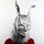 Novelty - Animal Cartoon Rabbit Movie Roles Frank Evil Rabbit Mask Halloween Party Cosplay Props Latex Full Face Mask